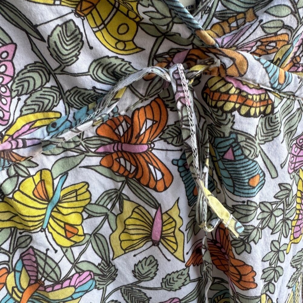 LUCKY Made in Peru Colorful Floral V-Neck 100% Cotton Tank Top Women's Size M - Picture 7 of 7
